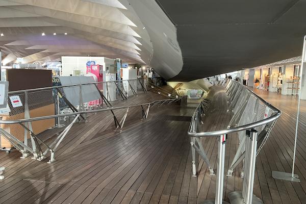 Passenger terminal of Osanbashi pier